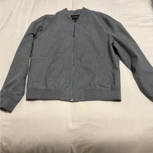 Banana Republic Charcoal Zip-Up Jacket